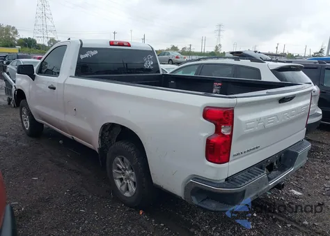 2024 Chevrolet Silverado 1500 2Wd Long Bed Wt from USA, damaged, VIN 3GCNAAED3RG356634
